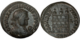 LICINIUS II. Æ 2/Æ 3. Heraclea.
Date Range: AD 318 - AD 320

RIC VII Heraclea 49

Obv: D N VAL LICIN LICINIVS NOB C ; Bust of Licinius II, laurea...