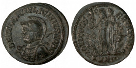 LICINIUS II. Æ 2/Æ 3. Heraclea.
Date Range: AD 321 - AD 324

RIC VII Heraclea 54

Obv: D N VAL LICIN LICINIVS NOB C ; Bust of Licinius II, laurea...