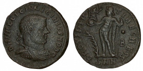 LICINIUS II. Æ 2/Æ 3. Nicomedia.
Date Range: AD 317 - AD 320

RIC VII Nicomedia 34

Obv: D N VAL LICIN LICINIVS NOB C ; Bust of Licinius II, laur...
