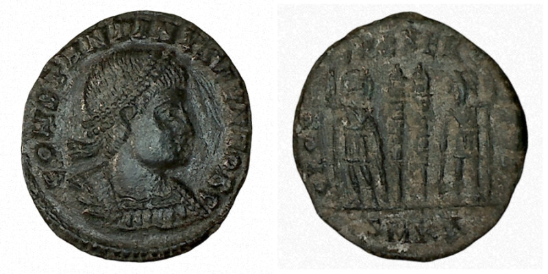 CONSTANTINE II. Æ 2/Æ 3. Cyzicus.
Date Range: AD 331 - AD 334

RIC VII Cyzicu...