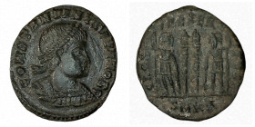 CONSTANTINE II. Æ 2/Æ 3. Cyzicus.
Date Range: AD 331 - AD 334

RIC VII Cyzicus 83

Obv: CONSTANTINVS IVN NOB C ; Bust of Constantine II, pearl-di...