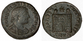 CONSTANTINE II. Æ 2/Æ 3. Heraclea.
Date Range: AD 327 - AD 329

RIC VII Heraclea 96

Obv: CONSTANTINVS IVN NOB C ; Bust of Constantine II, laurea...