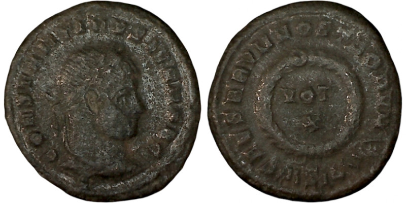 CONSTANTINE II. Æ 2/Æ 3. Siscia.
Date Range: AD 321 - AD 324

RIC VII Siscia ...