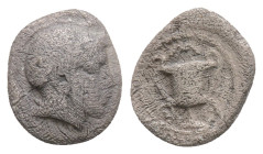 Greek Coins Silver obol 0,42 g. 8,6 mm.