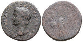 Roman Imperial
Divus Augustus. Died A.D. 14. Æ dupondius (28,4 mm, 11.8 g, 7 h). Rome mint, Struck under Titus, A.D. 80-81. Restitution issue. DIVVS ...