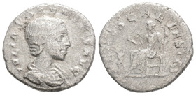 Iulia Soaemias (218-222 AD). AR Denarius (18,4 mm, 2,6 g), Rome,