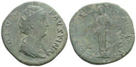 Roman Imperial Coins Diva Faustina I. AD 140/161 Æ 19,3 g. 31,8 mm.