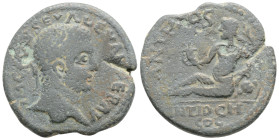 PISIDIA. Antioch. Severus Alexander (222-235). Ae. 10,5 g. 21,7 mm.
Obv: IM CAES SEVERV ALEXANDER. Laureate head right.
Rev: ANTHIO ANTIOCH COL. Riv...