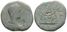 CAPPADOCIA, Caesaraea-Eusebia. Severus Alexander. AD 222-235. Æ Dated RY 3 (AD 224/5). 11,1 g. 26,6 mm.