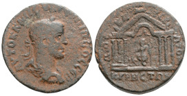 SYRIA, Cyrrhestica. Cyrrhus. Philip II, 247-249. 8 Assaria AYTOK K M IOYΛI ΦΙΛΙΠΠOC CEB Laureate, draped and cuirassed bust of Philip II to right. ΔIO...