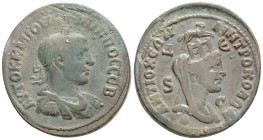 SYRIA, Seleucis and Pieria. Antioch. Philip I, 244-249. Octassarion. 20 g. 31,7 mm.
Obv: ΑΥΤΟΚ Κ ΜΑ ΦΙΛΙΠΠΟC CЄΒ. Laureate, draped and cuirassed bust...