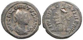 Quietus. Usurper, A.D. 260-261. BI antoninianus (21,1 mm, 3.8 g, 6 h). Samosata. IMP C FVL QVIETVS P F AVG, radiate, draped and cuirassed bust of Quie...