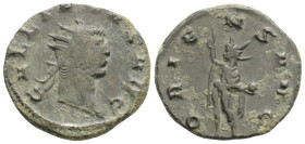 Roman Imperial
Gallienus AD 253-268. Rome. Antoninianus Æ, 3,5 g. 20,2 mm.