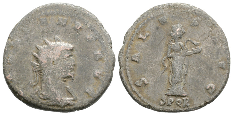 Gallienus AD 253-268. Asian mint Antoninianus Æ, silvered, 21,2 mm, 3,5 g
GALLI...