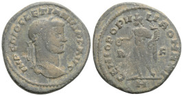 Roman Empire Æ Follis - Diocletian (284-305 AD)
10 g. 24 mm. VF+/VF IMP DIOCLETIANVS P AVG/ GENIO POPV-LI ROMANI.