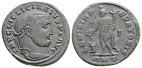 Roman Imperial Coins
Licinius I. A.D. 308-324. Æ follis (23,2 mm, 6.1 g, 6 h). Antioch, A.D. 310. IMP C LIC LICINNIVS P F AVG, laureate head of Licin...