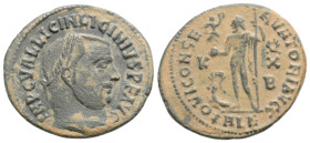 Roman Imperial, Licinius I AD 308-324. Alexandria. Follis Æ, 3,6 g. 22 mm.