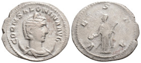 Roman Imperial
Salonina AD 254-268. Struck AD 253-254. Viminacium. Antoninianus AR. 2,3 g. 23,5 mm.