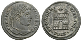 Roman Imperial Coins, CONSTANTINE I THE GREAT (307/10-337). Follis. Siscia. 3,2 g. 19,6 mm.