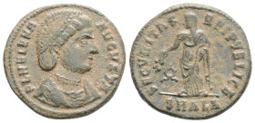 Helena, Augusta, 324-328/30. Follis (Silvered bronze, 19,3 mm, 2,9 g, 12 h), Alexandria, 325-326. FL HELENA AVGVSTA Diademed and draped bust of Helena...