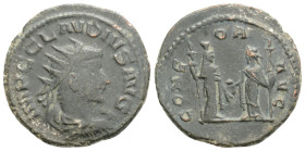 Roman Imperial, Claudius Gothicus AD 268-270. 3,4 g. 15,4 mm. Antioch, Antoninianus Æ silvered