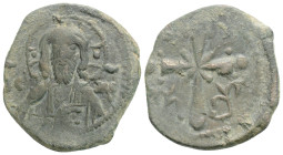 Byzantine, Anonymous Attributed to Nicephorus III Botaniates (1078-1081 AD) Constantinople AE Follis (23,1 mm, 4,3g)
Obv: IC - XC. Facing bust of Chr...