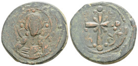 Byzantine, Nicephorus III Botaniates AD 1078-1081. Constantinople. Anonymous follis Æ, 6,3 g. 26,8 mm.