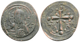 Byzantine, Anonymous, Attributed to Nicephorus III Botaniates (1078-1081AD) Constantinople AE Follis (25,1 mm, 3 g)
Obv: IC - XC. Facing bust of Chri...