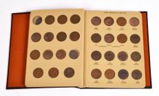 Australien, Sammlung von 71 Penny Stücken aus der Zeit von 1911-1964, zusammengefasst in einem Album der World Coin Library, Los Angeles. 71 Stück. Se...