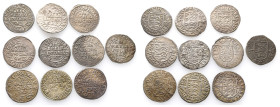 Dänemark, Christian IV. 1588–1648, 2 Skilling 1618. 10 Stück. Meist sehr schön