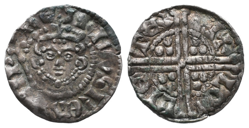 Großbritannien, Heinrich III. 1216-1272, Sterling. 1,32 g. Nachahmung eines long...