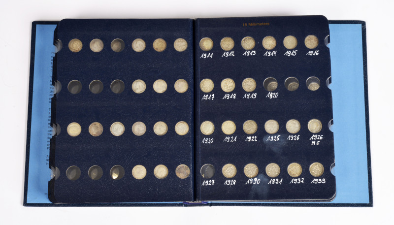 Großbritannien, Sammlung von Three Pence Stücken. Darunter folgende Jahrgänge: 1...