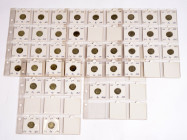 Großbritannien, vollständige Sammlung aller Six Pence Stücke von 1911-1946 mit vielen Dubletten. In dieser Vollständigkeit selten angeboten. 40 Stück....