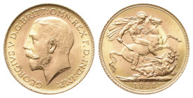 Großbritannien, George V. 1910-1936, Sovereign 1925, London. 8,00 g. Fb. 404; Seaby 3996. Vorzüglich-Stempelglanz