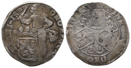 Niederlande, Overijssel, Provinz, Taler zu 30 Stübern 1691. 15,72 g. Delm. 1090. Sehr schön