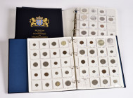 Niederlande, Sammlung von niederländischen Kursmünzen von 1892 bis in die Eurozeit, fein sortiert und geordnet in drei großen Alben. Darunter auch ein...