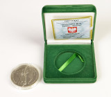 Polen, Republik seit 1989, 10 Zlotych 2012 "Fußball WM in Polen und der Ukraine". 62,2 g. 925er Silber. Im Originaletui mit Originalzertifikat. Polier...
