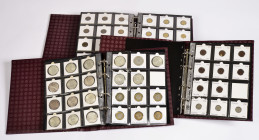 Römisch Deutsches Reich/ Haus Habsburg/ Österreich, große Sammlung Schillinge in drei Alben. Angefangen bei 100 Kronen 1923 bis zum 100 Schilling Stüc...
