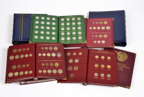 Russland, Große Sammlung von Kursmünzen aus der Zeit von 1896-2021 in acht Alben. Außerdem: Fast komplette Sammlung aller Kursmünzen aus Transnistrien...