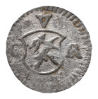 Schweiz, Graubünden, Chur, Stadt, Pfennig o. J. (18. Jhdt.), Chur. Steinbock nach rechts zwischen "C V R"; einseitig. 0.16 g. HMZ 2-501b. Attraktives ...