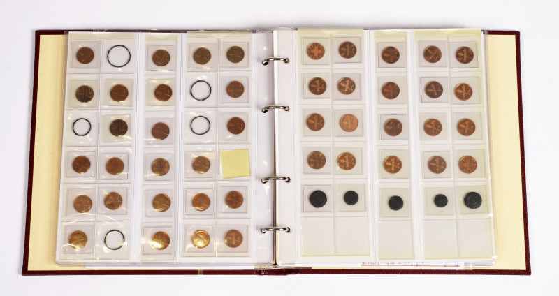 Schweiz, Eidgenossenschaft, große Sammlung von Schweizer 1 und 2 Rappen Stücke a...