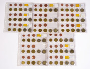 Vatikan, Kursmünzensatz 1 Cent - 2 Euro. Enthalten sind folgende Jahre: 2002, 2003, 2004, 2005, 2006 (1x normal, 1x Johannes Paul), 2007, 2008, 2009, ...