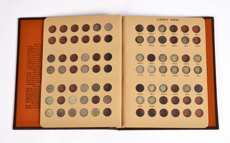 Vereinigte Staaten von Amerika, Sammlung von 39 "Liberty Dimes" aus der Zeit von...