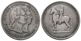 Vereinigte Staaten von Amerika, Dollar 1900. Lafayette. 26,49 g. K/M 118. Randfehler, sehr schön
