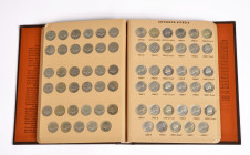 Vereinigte Staaten von Amerika, Sammlung von allen 192 "Jefferson Nickels" aus der Zeit von 1938-2005, zusammengefasst in einem Album der World Coin L...