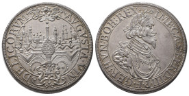 Augsburg, Stadt, Reichstaler 1640, mit Titel Ferdinands III. 29,09 g. Dav. 5039; Forster 280. Prachtexemplar. Vorzüglich +