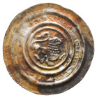 Braunschweig Lüneburg, Heinrich der Löwe 1142-1195, Brakteat, Braunschweig. 0,82 g. Berger 599/603, Welter 23. Sehr schön +