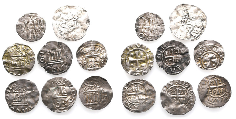 Köln, kleines Konvolut von Pfennigen, 8 Stück. Pilgrim 1021-1036 und Kaiser Konr...