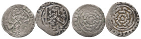 Limburg an der Lenne, Dietrich IV. 1344-1401, Pfennig, Hohenlimburg. 0,86 g. Dazu: Wilhem I. 1401-1457, Pfennig, Hohenlimburg. 0,94 g. Berghaus / Spie...