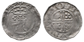 Mark, Adolf I. 1199-1249, Sterling, Iserlohn. 1,15 g. Men. - (vgl. 8); Slg. Lej. - (vgl. 1167). Von großer Seltenheit. Prägeschwäche, sehr schön
Die R...